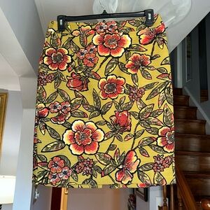 🎤🎉 LOFT Floral Pencil Skirt Sz 10